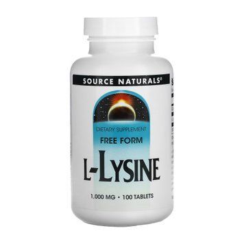 L-Lysine 1000mg - 100 tabs 2023-10-2675 фото