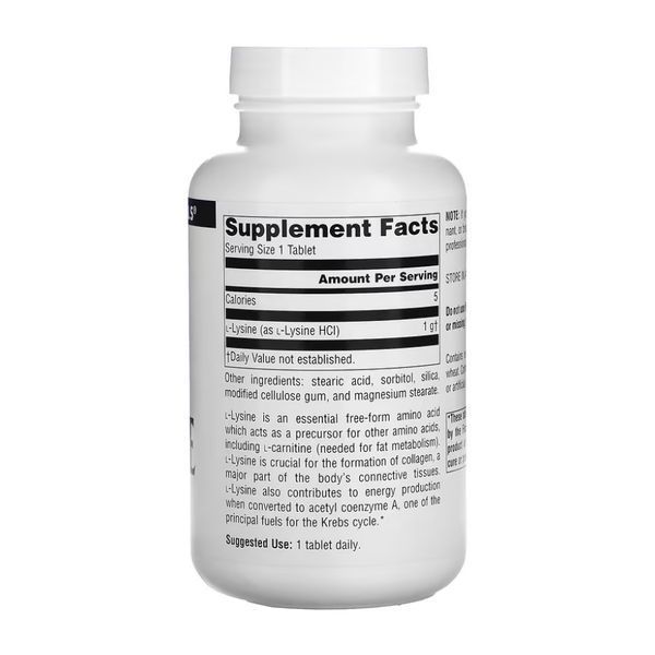 L-Lysine 1000mg - 100 tabs 2023-10-2675 фото