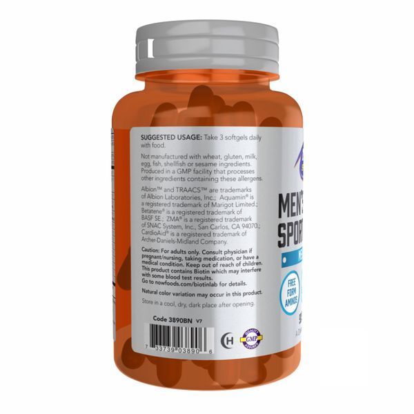 Men's Active Sports Multi - 90 softgels 100-77-5227223-20 фото
