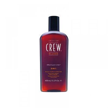 Засіб 3-в-1 по догляду за волоссям і тілом American Crew Classic 3-in-1 Shampoo, Conditioner&Body Wash-250 мл 669316058220 фото
