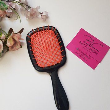 Гребінець для волосся Janeke Superbrush (Чорно-жовтогарячий) 8006060573159 фото
