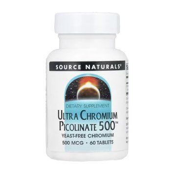 Ultra Chromium Picolinate 500&trade; 500 mcg - 60 tabs 2023-10-5116 фото