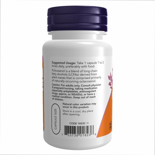 Policosanol 10mg - 90 veg caps 100-71-3449725-20 фото