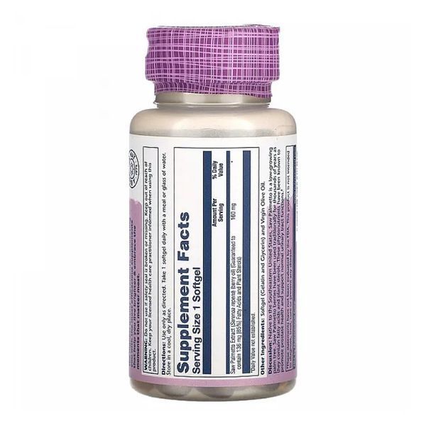 Saw Palmetto Berry Extract 160mg - 60 caps 2023-10-4027 фото