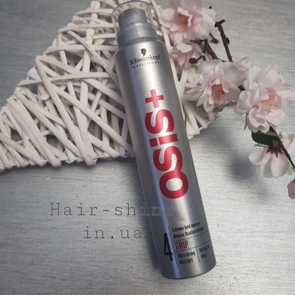 Мус надсильної фіксації Schwarzkopf Osis Grip super hold mousse 200 мл 4045787999679 фото