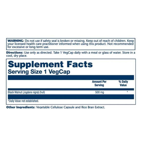Black Walnut 500mg - 100 vcaps 2023-10-3206 фото
