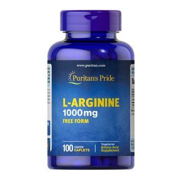 L-Arginine 1000 mg - 100 Capsules 100-99-0134818-20 фото