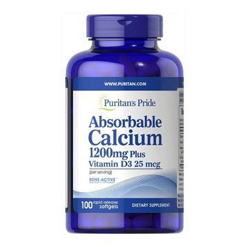 Absorbable Calcium - 100 softgels 2023-10-4028 фото