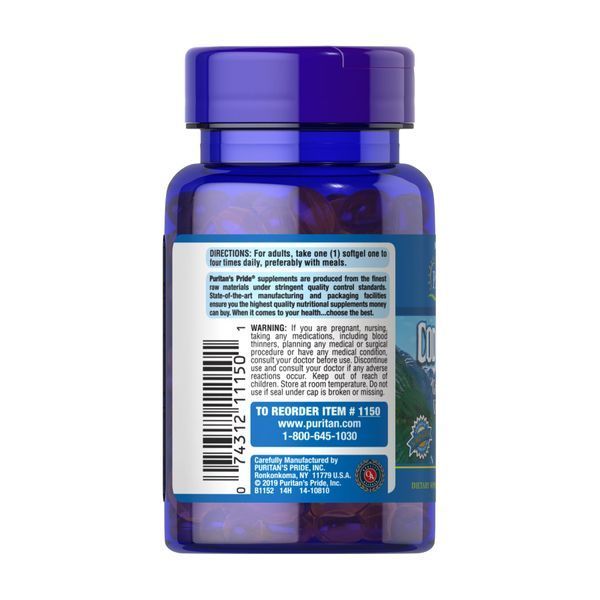 Cod Liver Oil 415 mg - 100 softgels 2023-10-2467 фото