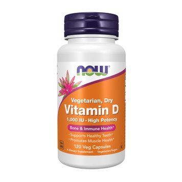 Vitamin D 1000 IU Dry - 120 vcaps 2023-10-4532 фото