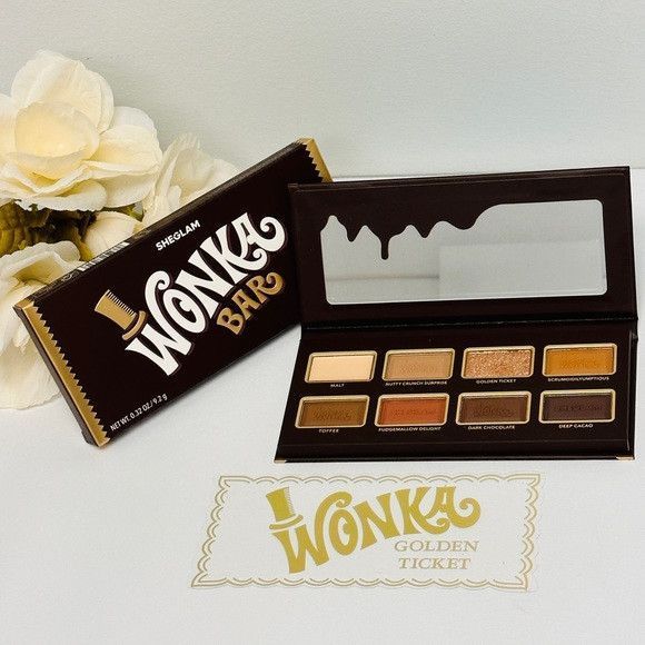 Палетка теній Sheglam Willy Wonka Wonka Bar Eyeshadow Palette 6973474681317 фото