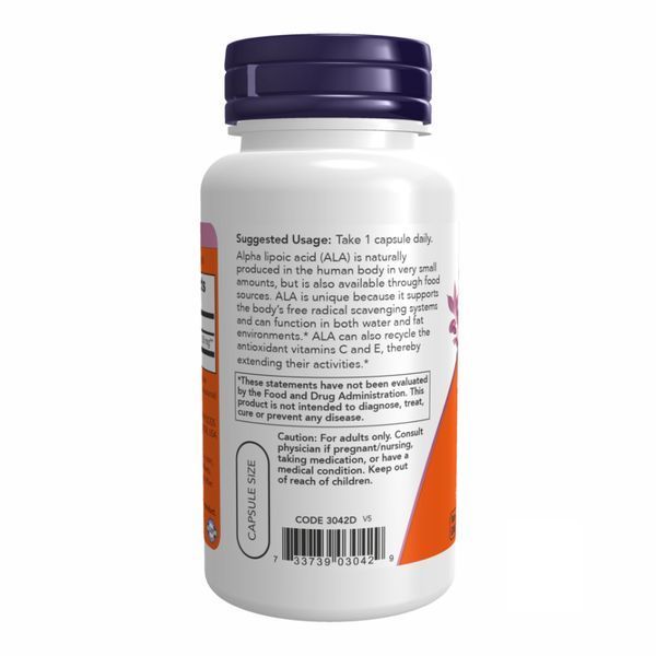 Alpha Lipoic Acid 250 mg - 60 vcaps 2022-10-0093 фото