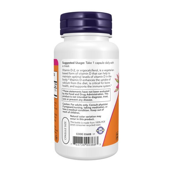 Vitamin D 1000 IU Dry - 120 vcaps 2023-10-4532 фото