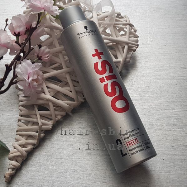 Лак для волосся сильної фіксації Schwarzkopf Professional Osis+ Freeze Hairspray 300 мл 4045787314212 фото