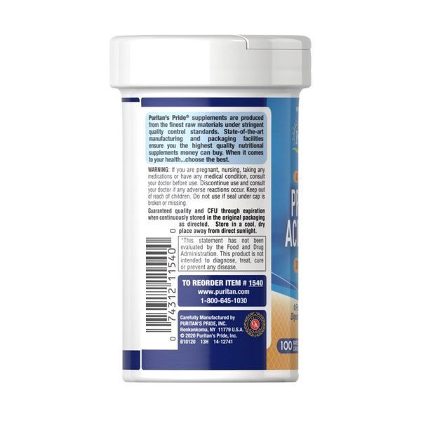 Probiotic Acidophilus - 100 caps 2023-10-2522 фото