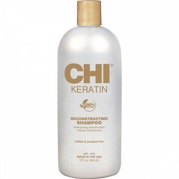 Відновлюючий кератиновий шампунь CHI Keratin Reconstructing Shampoo 946 мл 633911731772 фото
