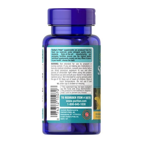 St. Johns Wort Standardized Extract 300mg - 100 caps 2023-10-2523 фото