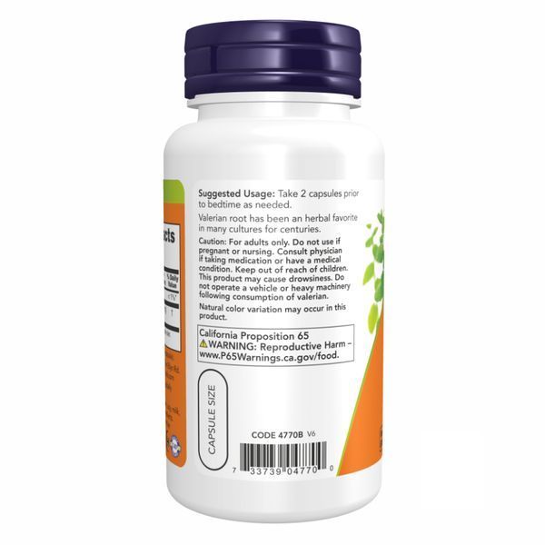 Valerian Root 500mg - 100 vcaps 100-29-9459873-20 фото