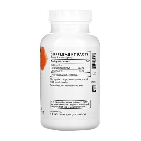Red Yeast Rice + CoQ10 - 120 caps 2023-10-3603 фото