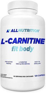 L-Карнитин AllNutrition Fit Body Capsules, 120 капсул 530 мг 5902837706054 фото