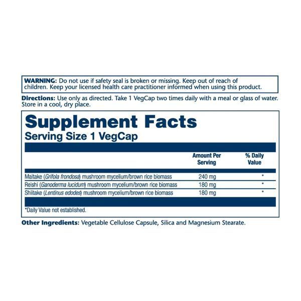 Mushroom Immune Complex 600mg - 100 vcaps 2023-10-2127 фото