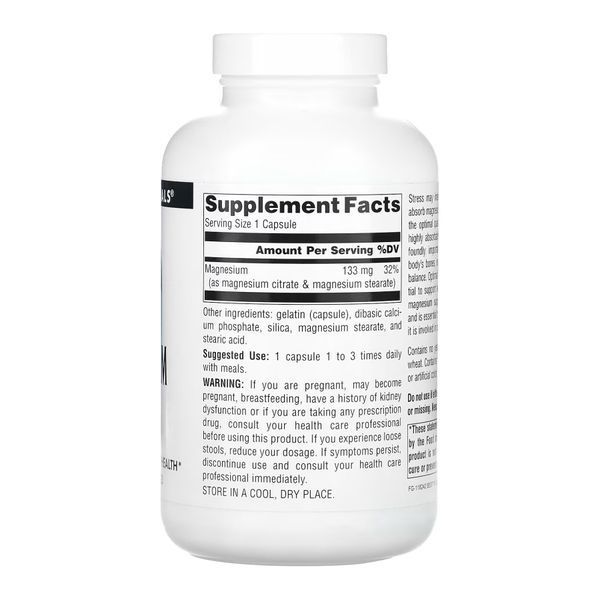 Magnesium Citrate 133mg - 180 caps 2023-10-3865 фото