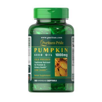 Pumpkin Seed oil 1000mg - 100 softgels 2023-10-3388 фото