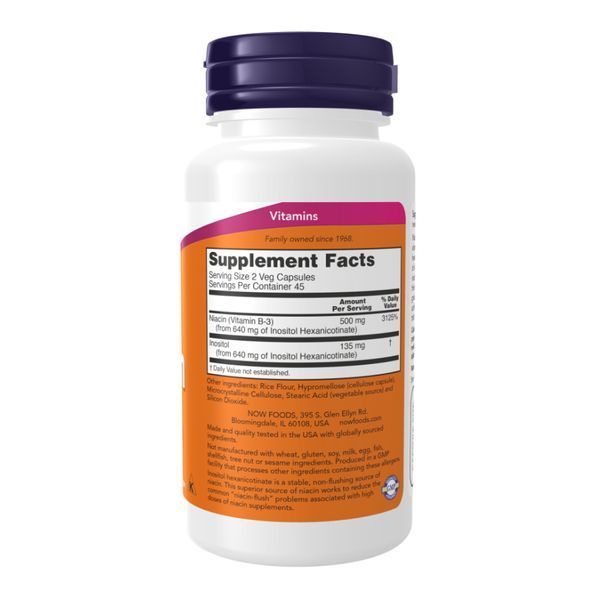 Niacin Flush Free 250mg - 90 vcaps 2022-10-0664 фото
