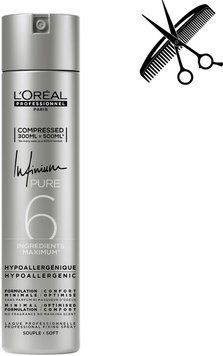 Лак экстра - сильной фиксацииа L'Oreal Professionnel Infinium Pure 6 Ingredients Maximum 300 мл 3474636476633 фото
