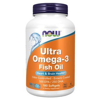 Ultra Omega-3 Fish Oil - 180 Softgels 2022-10-2435 фото