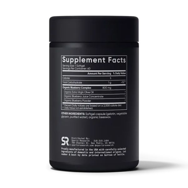 Blueberry Concentrate 800mg - 60 softgels 2023-10-3445 фото