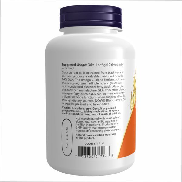 Black Currant Oil 1000mg - 100 sgels 2022-10-2368 фото