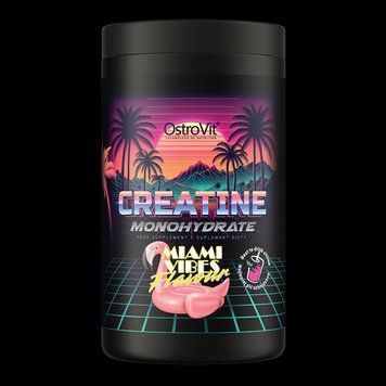 Креатин моногідрат OstroVit Creatine Monohydrate Miami Vibes, 500 г 5903933914176 фото