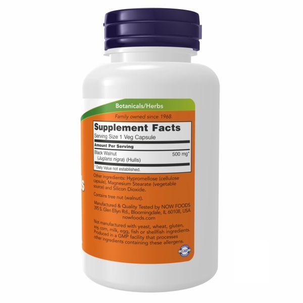Black Walnut Hulls 500 mg - 100 vcaps 2022-10-0394 фото
