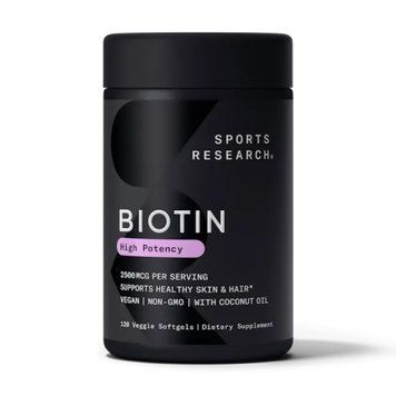 Biotin 5000mcg - 120 veg softgels 2023-10-3448 фото