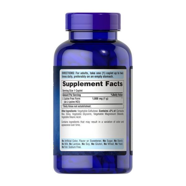 L-Lysine 1000 mg - 250 caps 2023-10-2475 фото