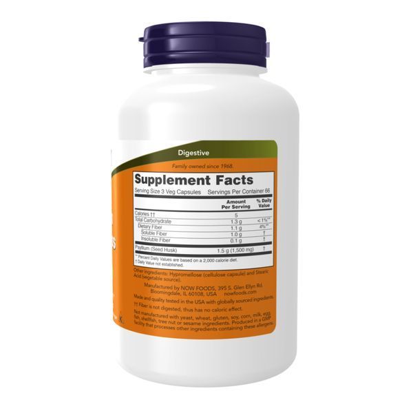 Psyllium Husk Caps 500 mg - 500 vcaps 2023-10-3282 фото