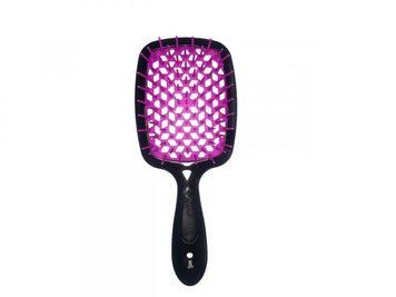 Гребінець для волосся Janeke Superbrush (чорна з рожевим) 8006060562498 фото