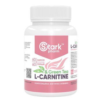 Stark L-Carnitine/Green Tea Extract 600mg - 60caps 100-76-5267680-20 фото