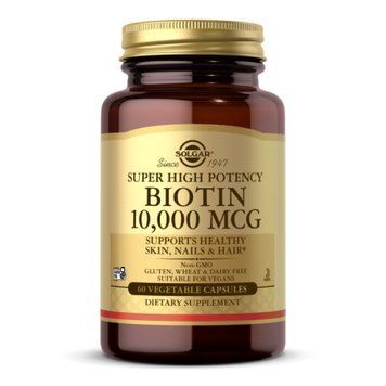 Biotin 10,000mcg - 60 vcaps 2022-10-2983 фото