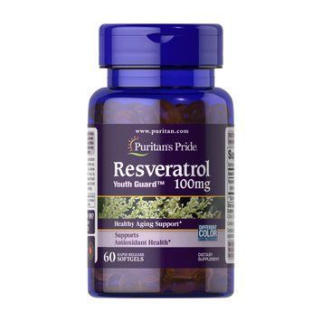 Resveratrol 100 mg - 60 softgels 2023-10-2481 фото