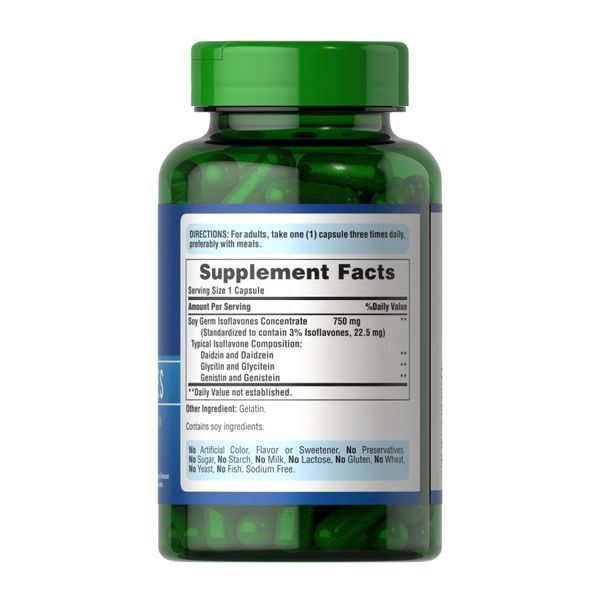Non-GMO Isoflavones 750mg - 120 caps 2022-10-2929 фото