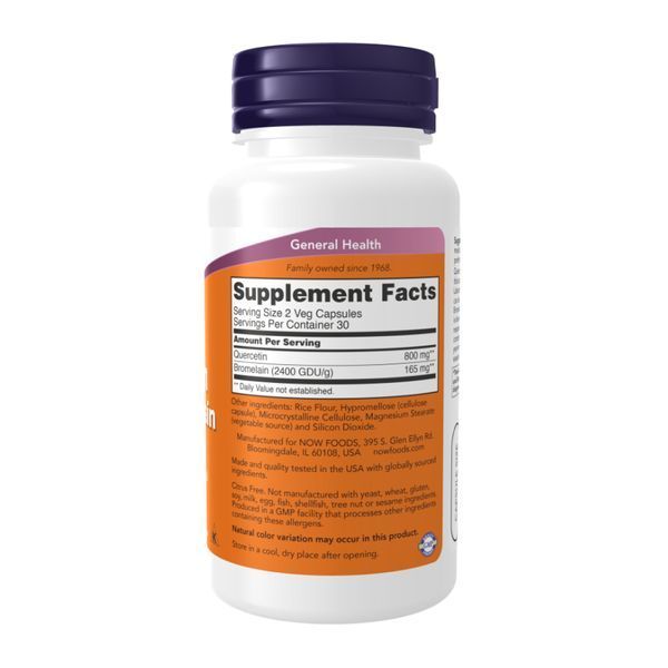 Quercetin with Bromelain - 240 vcaps 2023-10-5243 фото