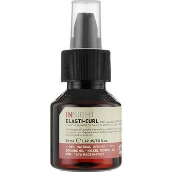 Олія для пружності та блиску кучерявого волосся Insight Elasti-Curl Bouncy Curls Hair Oil 50 мл 8029352357589 фото