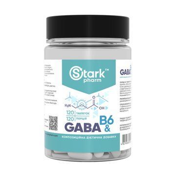 GABA & B6 500mg - 120 tabs 2023-10-5490 фото