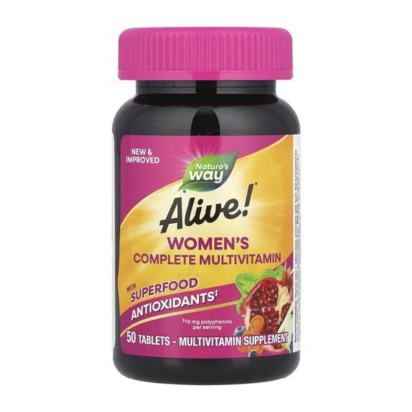 Alive!&reg; Women's Complete Multivitamin - 50 tabs 2023-10-2773 фото