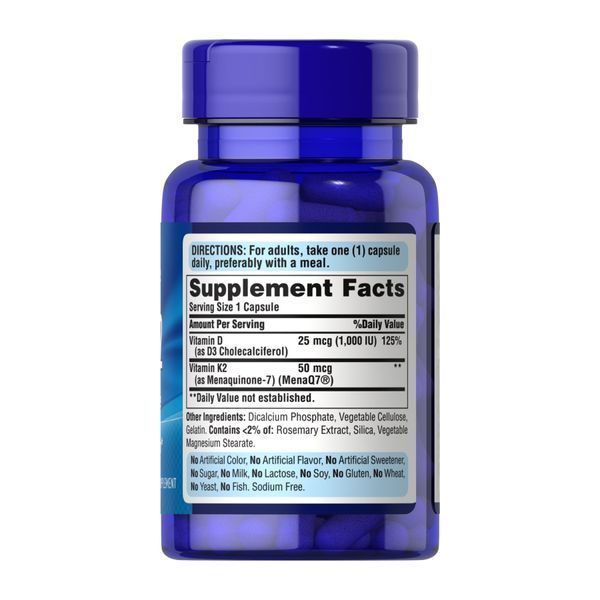 Vitamin D3 & K2 - 60 caps 2023-10-4591 фото