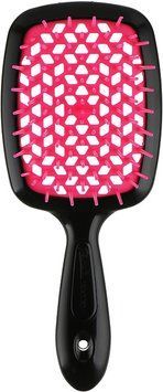 Гребінець для волосся Janeke Superbrush (чорна з рожевим) 8006060314233 фото