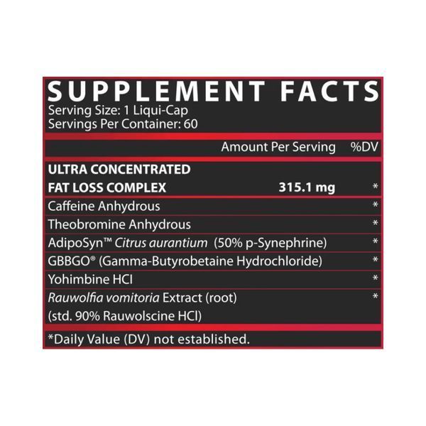 Lipo 6 Black Ultra Concentrate - 60 caps 100-29-8655408-20 фото