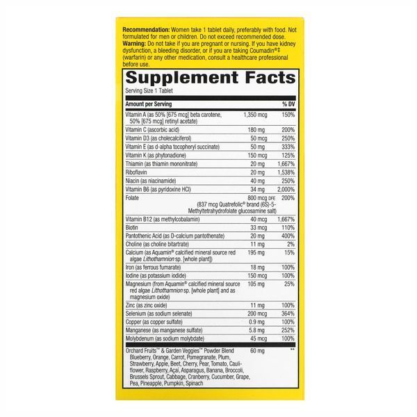 Women's Ultra Potency Complete Multivitamin - 30 tabs 2022-10-0605 фото